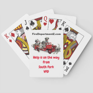 Jeu De Cartes South Fork VFD Dalmation Pompiers
