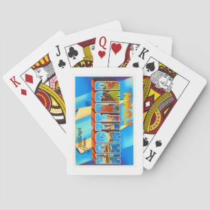 Jeu De Cartes Souvenir de Vintage voyage de Hartford le