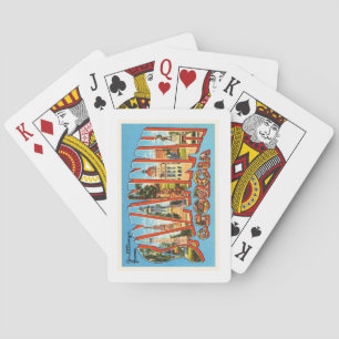 Jeu De Cartes Souvenir de Vintage voyage de la Géorgie GA de la