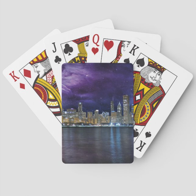 Jeu De Cartes Spacey Chicago Skyline (dos)