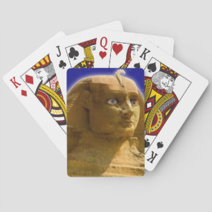 Jeu De Cartes Sphinx égyptien antique à Giza Art Design