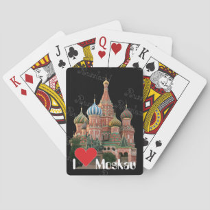 Jeu De Cartes Spielkarten Moskau Russie