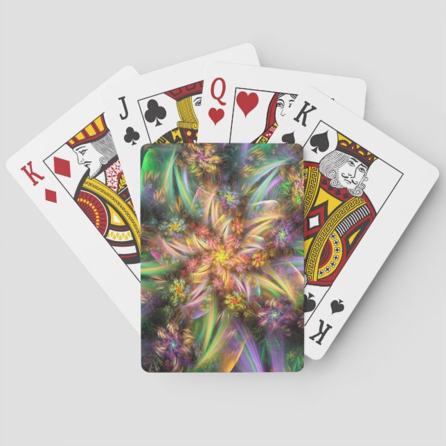 Jeu De Cartes Spiral de Plastic Flower (dos)