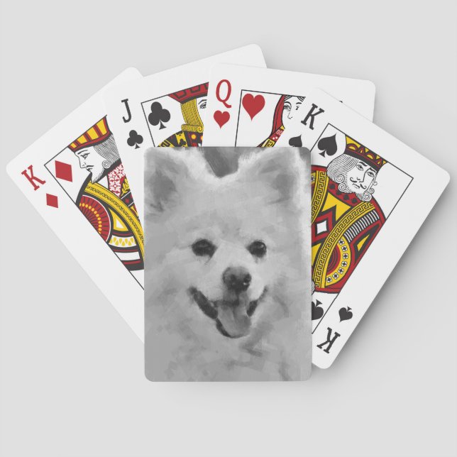 Jeu De Cartes Spitz japonais (dos)