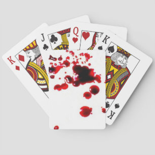 Jeu De Cartes Splatte de sang 2 déplaisant Halloween jouer carte