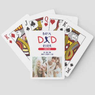 Jeu De Cartes Sports de baseball meilleur papa jamais photo Fête