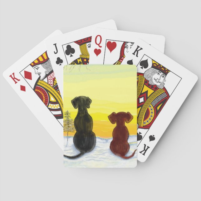 Jeu De Cartes springador winter (dos)