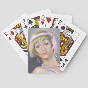 Jeu De Cartes Springtime Flapper Portrati Jouer des cartes