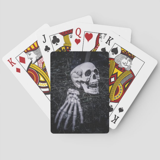Jeu De Cartes Squelette (dos)