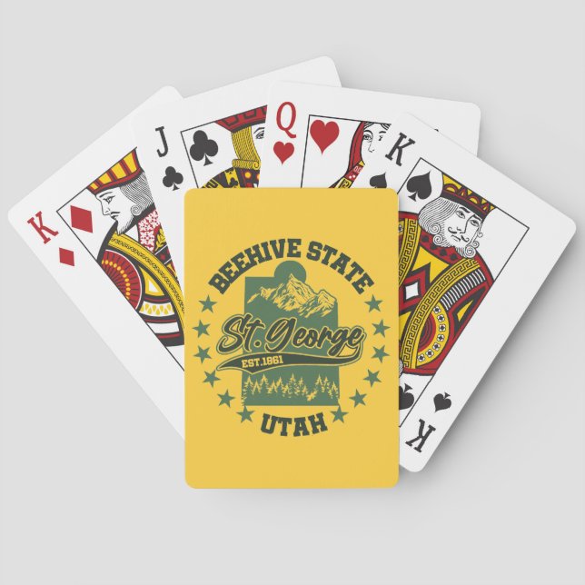 Jeu De Cartes St. George, Utah (dos)