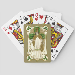 Jeu De Cartes St. Patrick Day Irlandais Religieux catholique