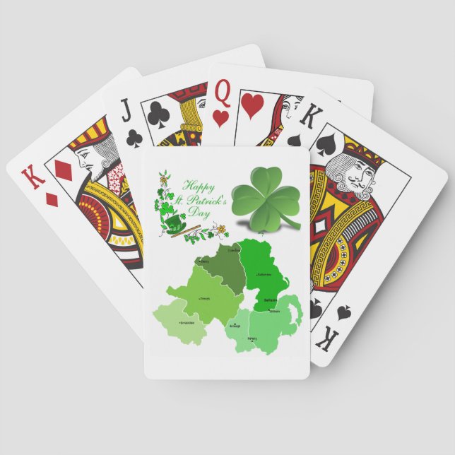 Jeu De Cartes St. Patrick's Day Jouer à la carte Deck (dos)