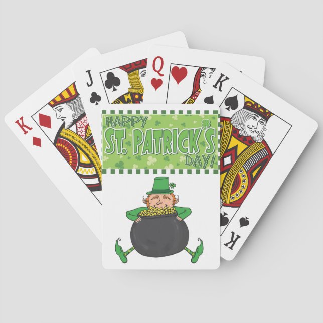 Jeu De Cartes St. Patrick's Day Jouer à la carte Deck (dos)