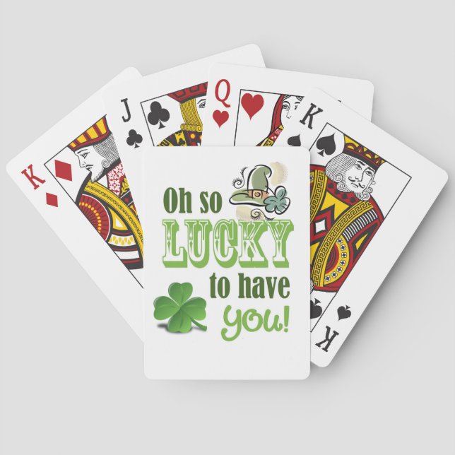Jeu De Cartes St. Patrick's Day Jouer à la carte Deck (dos)