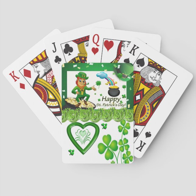 Jeu De Cartes St. Patrick's Day Jouer à la carte Deck (dos)