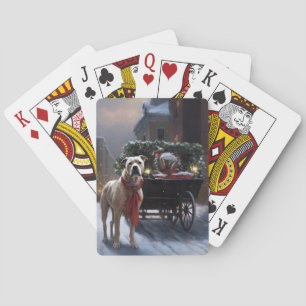 Jeu De Cartes Staffordshire américain Saison des Fêtes de Noël