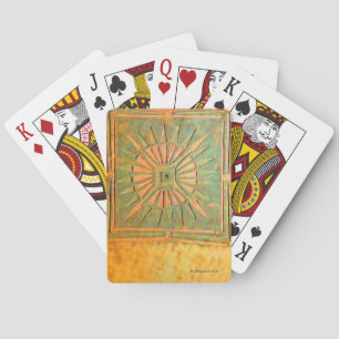 Jeu De Cartes STAR DU MATIN Jaune Vert Brown