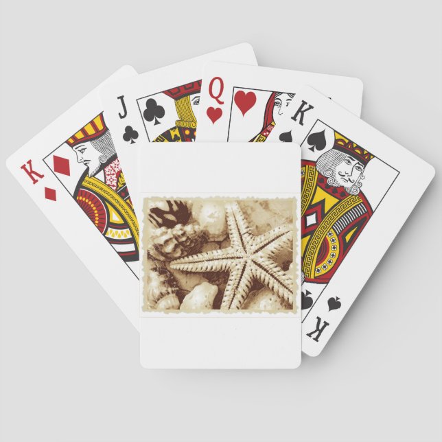 Jeu De Cartes Starfish and Seashells Jouer des cartes (dos)