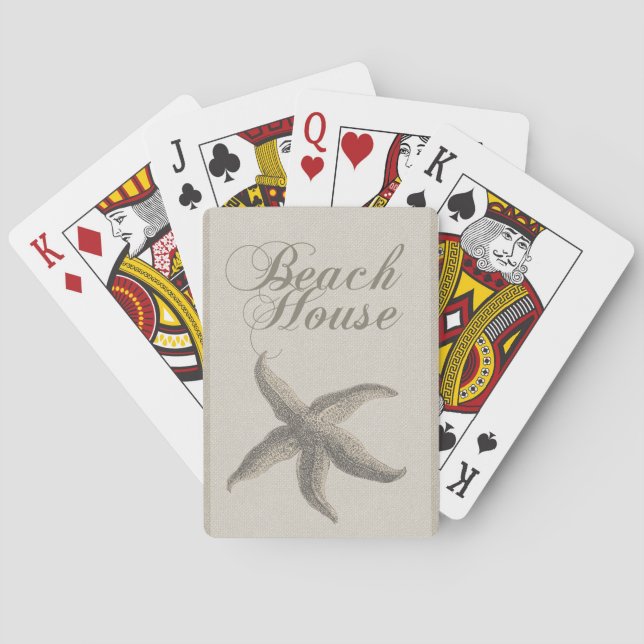 Jeu De Cartes Starfish Beach House Plage Côté Côte (dos)