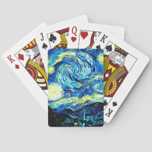 Jeu De Cartes Starry Night, célèbre peinture Van Gogh,