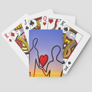 Jeu De Cartes statue d'amour