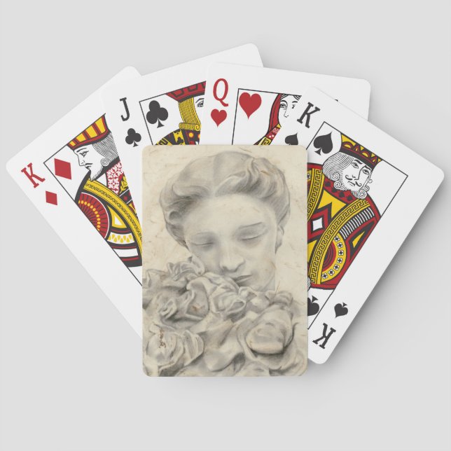 Jeu De Cartes Statue dans le Jardin I (dos)