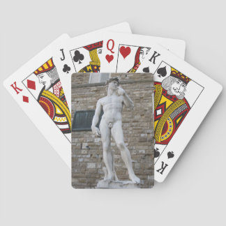 Jeu De Cartes Statue de David, Florence, Italie Cartes.