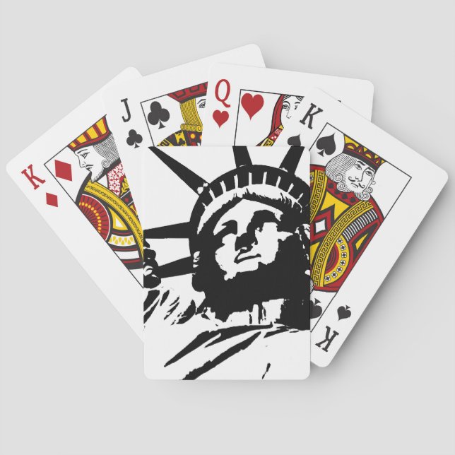Jeu De Cartes Statue de la Liberté (dos)