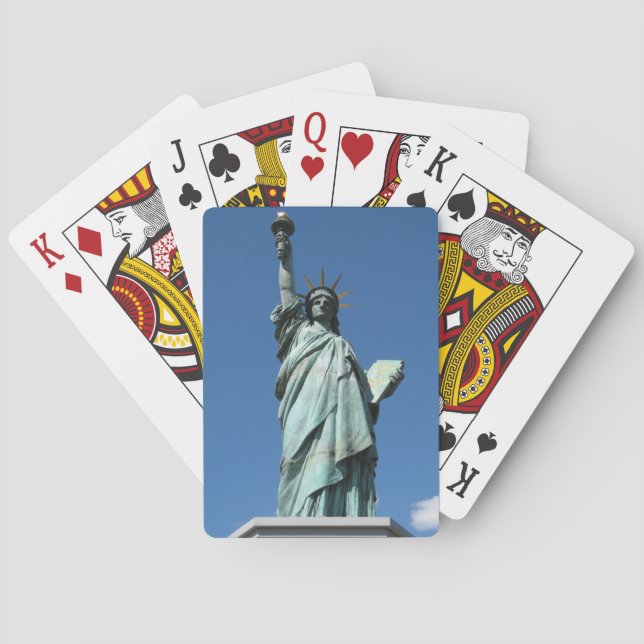 Jeu De Cartes Statue de la Liberté, Odaiba, Tokyo, Japon (dos)