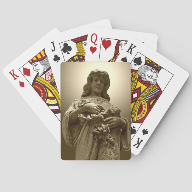 Jeu De Cartes Statue de la Vierge Marie (dos)
