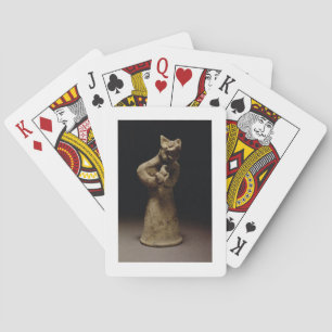 Jeu De Cartes Statuette d'un démon à tête de lion, Mésopotamie, 
