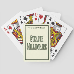 Jeu De Cartes Stealth Millionaire