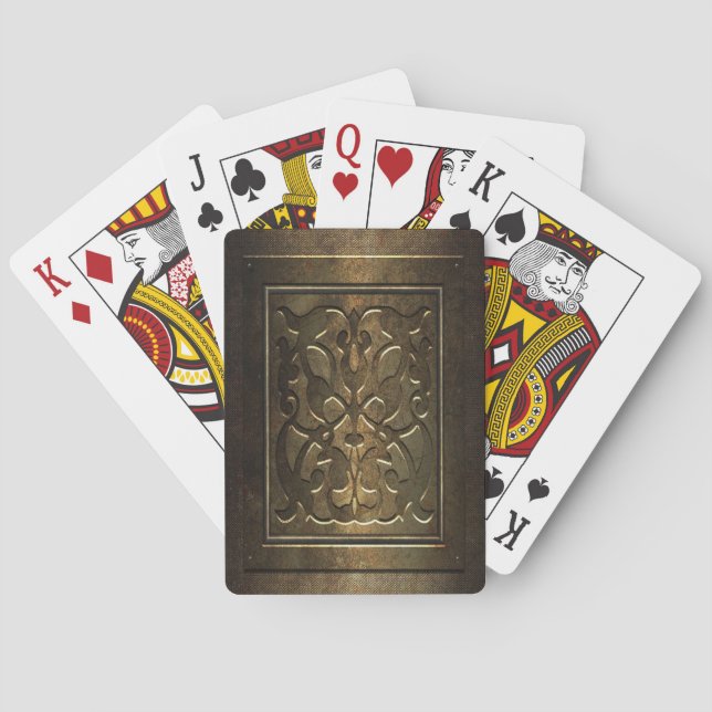 Jeu De Cartes Steampunk Metal (dos)