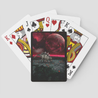 Jeu De Cartes Stegosaurus en scène dramatique