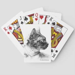 Jeu De Cartes Stella le chat gris