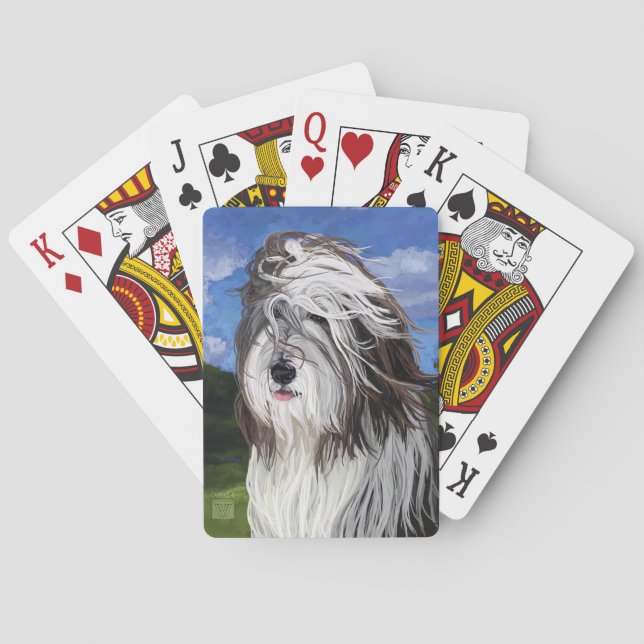Jeu De Cartes Stella, le chien des moutons anglais (dos)