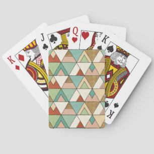 Jeu De Cartes Step Main Drawn Tribal Pattern