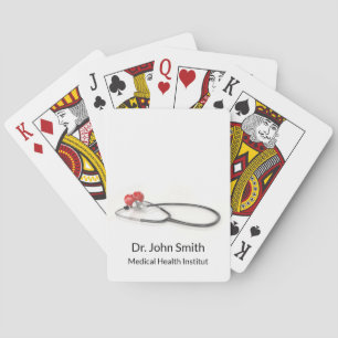 Jeu De Cartes Stéthoscope avec cœur Soins médicaux & Santé