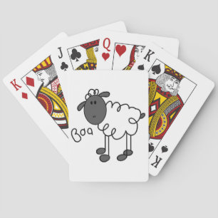 Jeu De Cartes Stick Figure Sheep T-shirts and Gifts