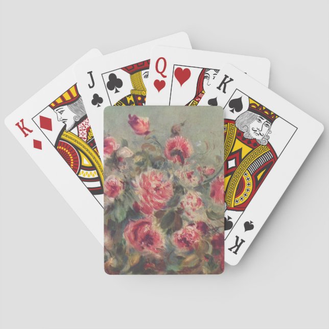 Jeu De Cartes Still Life, Roses de Vargemont | Renoir (dos)
