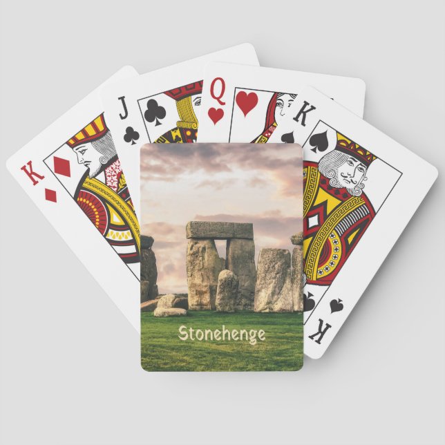Jeu De Cartes Stonehenge Angleterre Royaume-Uni (dos)