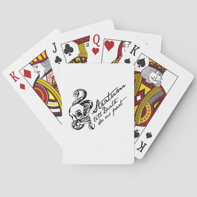 Jeu De Cartes Stratum Jusqu'À La Mort Faisons-Nous Partie (dos)