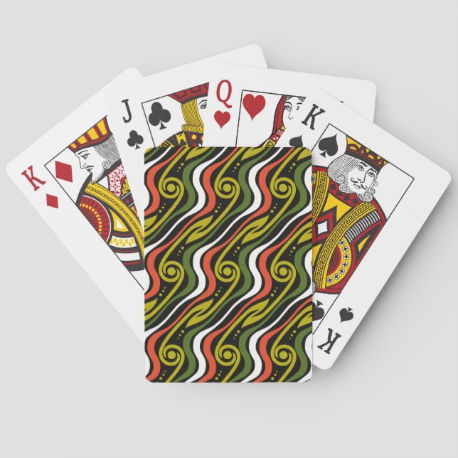 Jeu De Cartes stripe pattern (dos)
