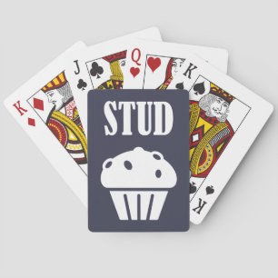 Jeu De Cartes STUD Muffin Manly Tough Guy Funny Cadeau Bon regar
