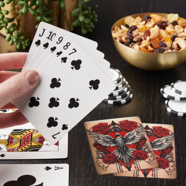 Jeu De Cartes Style de vidage Royal (Jouer aux cartes) (In Situ)