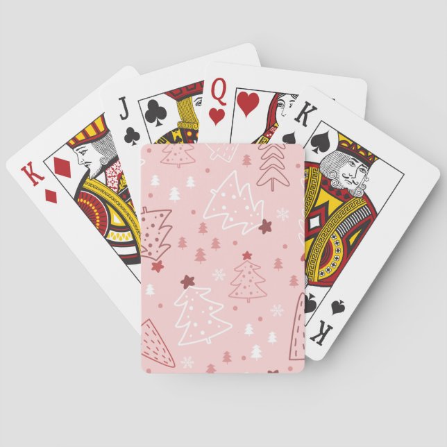 Jeu De Cartes Style hiver et Noël (dos)
