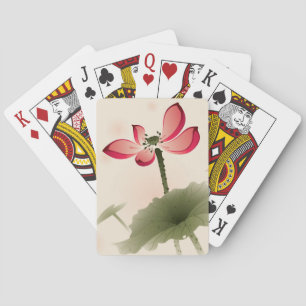 Jeu De Cartes Style oriental Lotus
