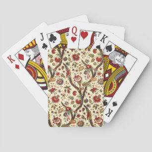 Jeu De Cartes Style vintage Floral Motif Fleurs Art