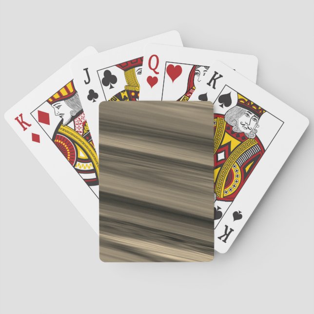 Jeu De Cartes Subtle Brown Stripe (dos)