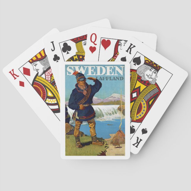 Jeu De Cartes Suède ~ Lappland (dos)